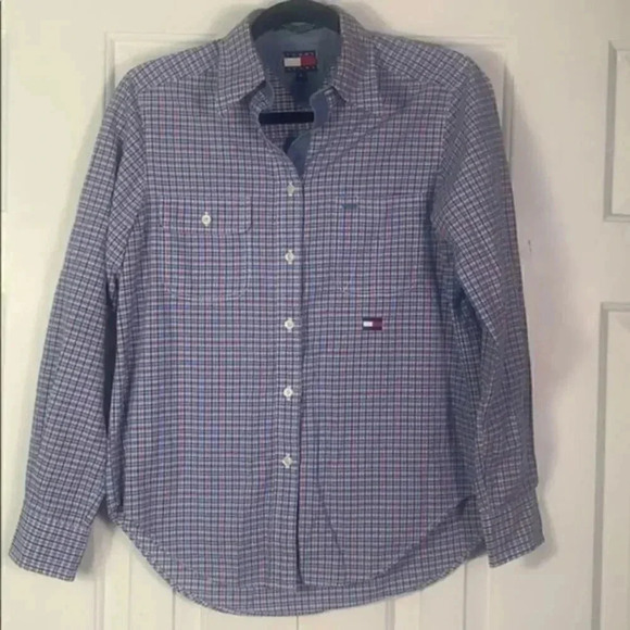 Tommy Hilfiger button down long sleeve shirt - Picture 1 of 5